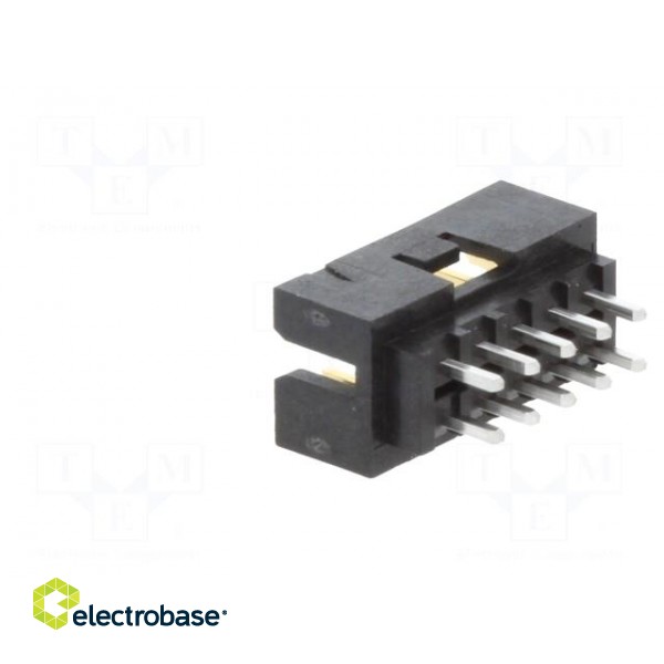 Socket | wire-wire/PCB | male | Milli-Grid | 2mm | PIN: 10 | THT | on PCBs фото 4