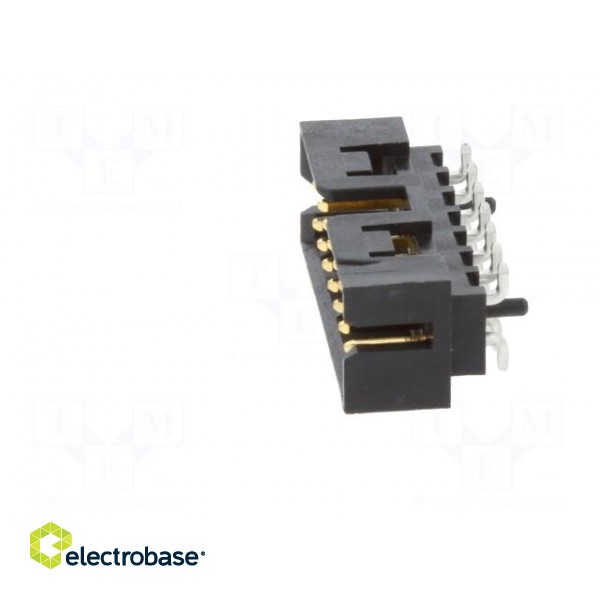 Socket | PCB-cable/PCB | male | Milli-Grid | 2mm | PIN: 14 | THT | on PCBs image 3