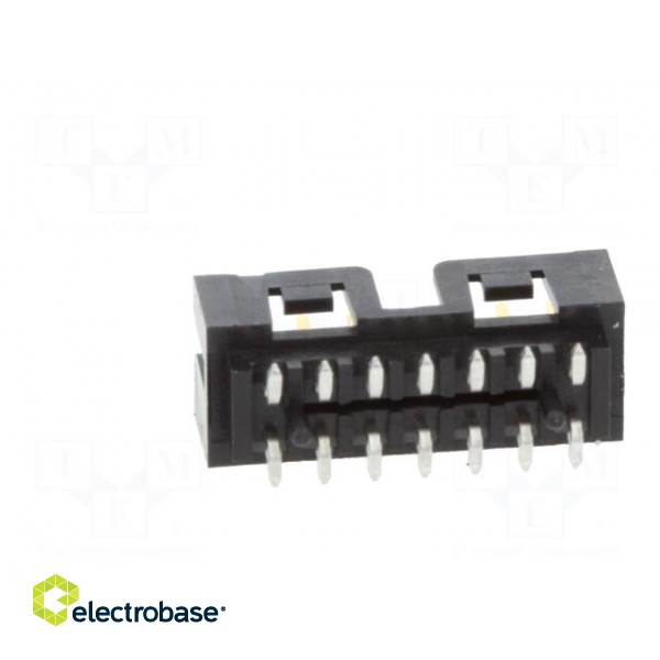 Socket | PCB-cable/PCB | male | Milli-Grid | 2mm | PIN: 14 | THT | on PCBs image 5