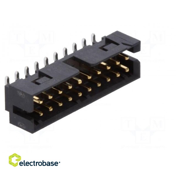 Socket | wire-wire/PCB | male | Milli-Grid | 2mm | PIN: 20 | THT | on PCBs image 8