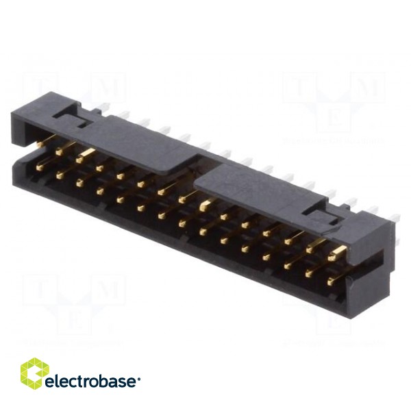 Socket | wire-wire/PCB | male | Milli-Grid | 2mm | PIN: 30 | THT | on PCBs фото 1