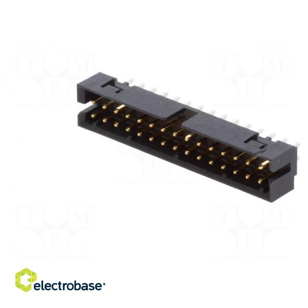 Socket | wire-wire/PCB | male | Milli-Grid | 2mm | PIN: 30 | THT | on PCBs image 2