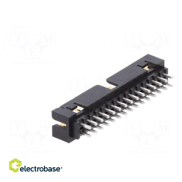 Socket | wire-wire/PCB | male | Milli-Grid | 2mm | PIN: 30 | THT | on PCBs image 4