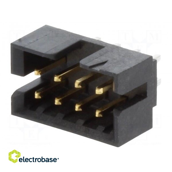 Socket | wire-wire/PCB | male | Milli-Grid | 2mm | PIN: 8 | THT | on PCBs фото 1