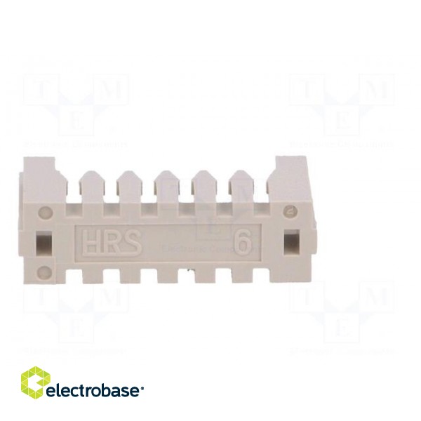 Connector accessories: cable clamp | DF1 | 2.5mm | PIN: 6 | Layout: 1x6 image 5