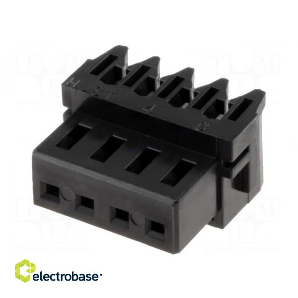 Plug | IDC | female | NR | 2.5mm | PIN: 4 | for cable | 250V | 2A | Layout: 1x4 image 1