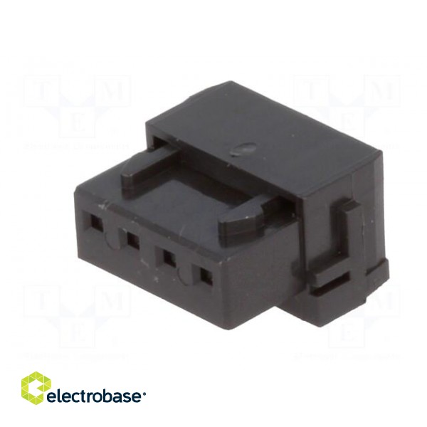 Plug | IDC | female | NR | 2.5mm | PIN: 4 | for cable | 250V | 2A | Layout: 1x4 image 2