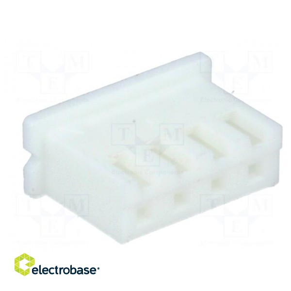 Wire-board | plug | female | XH | 2.5mm | PIN: 4 | w/o contacts | for cable фото 8