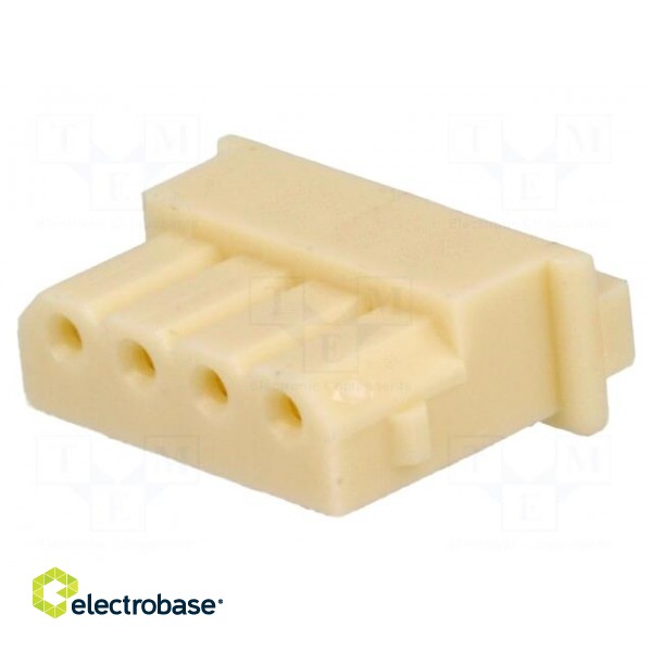 Wire-board | plug | female | A2506 | 2.5mm | PIN: 4 | w/o contacts | 250V paveikslėlis 1