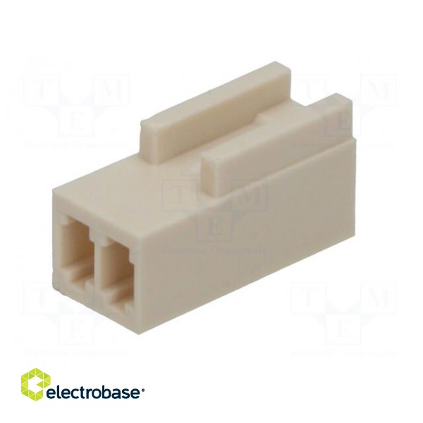 Wire-board | plug | female | KK | 2.5mm | PIN: 2 | w/o contacts | for cable фото 6
