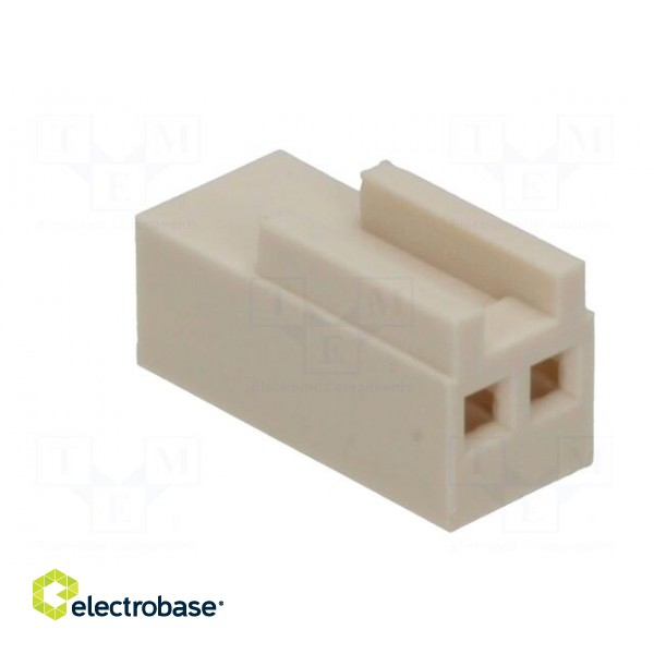 Wire-board | plug | female | KK | 2.5mm | PIN: 2 | w/o contacts | for cable paveikslėlis 8