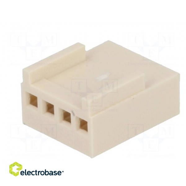 Plug | wire-board | female | KK | 2.5mm | PIN: 4 | w/o contacts | for cable paveikslėlis 2