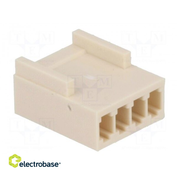 Plug | wire-board | female | KK | 2.5mm | PIN: 4 | w/o contacts | for cable фото 4