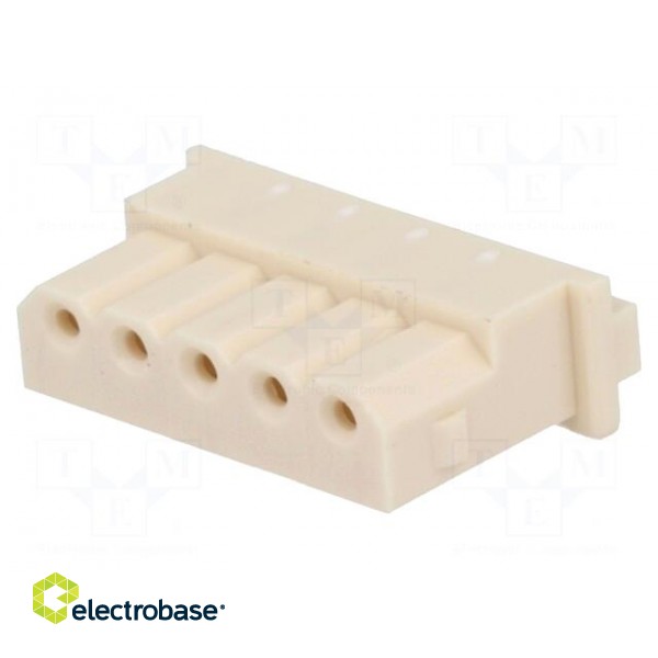 Wire-board | plug | female | SPOX | 2.5mm | PIN: 5 | w/o contacts | 250V paveikslėlis 1