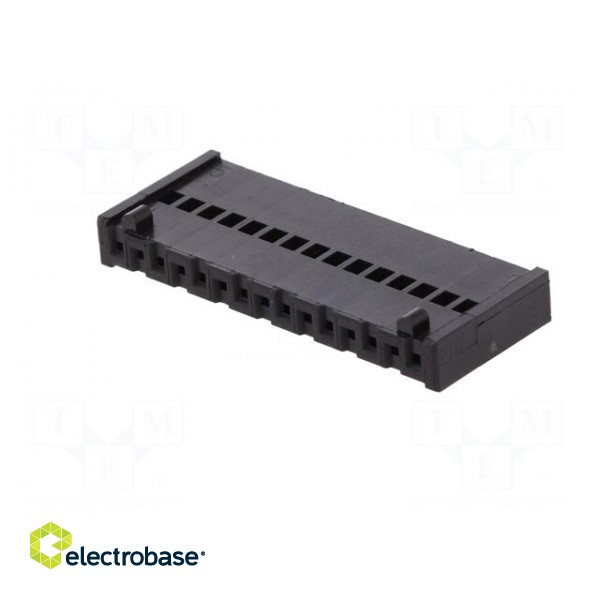 Wire-board | plug | female | Minimodul | 2.5mm | PIN: 15 | w/o contacts image 2