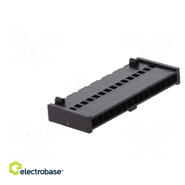 Wire-board | plug | female | Minimodul | 2.5mm | PIN: 15 | w/o contacts paveikslėlis 4