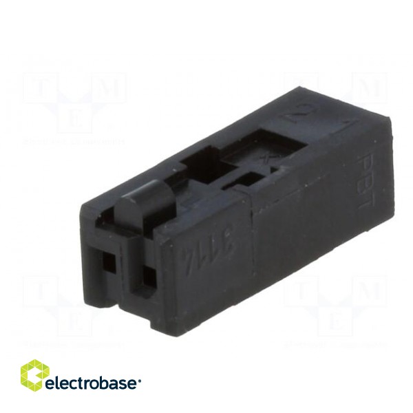 Plug | wire-board | female | Minimodul | 2.5mm | PIN: 2 | w/o contacts image 2