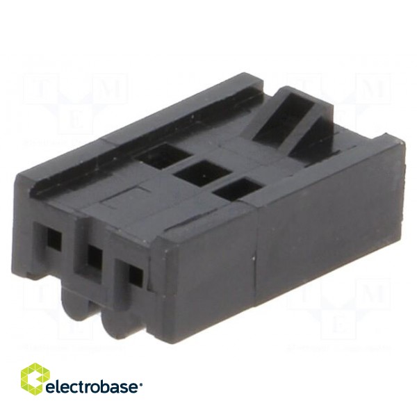 Plug | wire-board | female | Minimodul | 2.5mm | PIN: 3 | w/o contacts image 1
