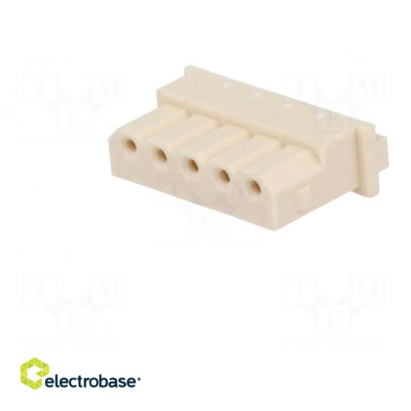 Wire-board | plug | female | SPOX | 2.5mm | PIN: 5 | w/o contacts | 250V фото 2