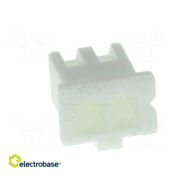 Wire-board | plug | female | XH | 2.5mm | PIN: 2 | w/o contacts | for cable фото 5