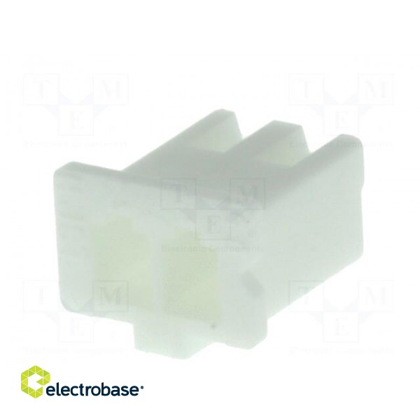 Wire-board | plug | female | XH | 2.5mm | PIN: 2 | w/o contacts | for cable image 6