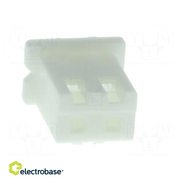 Wire-board | plug | female | XH | 2.5mm | PIN: 2 | w/o contacts | for cable paveikslėlis 9