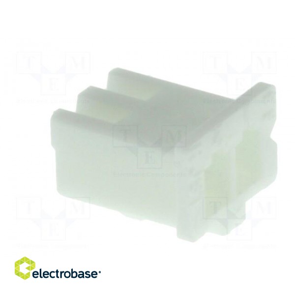 Wire-board | plug | female | XH | 2.5mm | PIN: 2 | w/o contacts | for cable фото 4