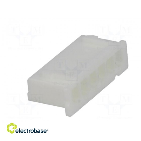 Wire-board | plug | female | XH | 2.5mm | PIN: 6 | w/o contacts | for cable image 4