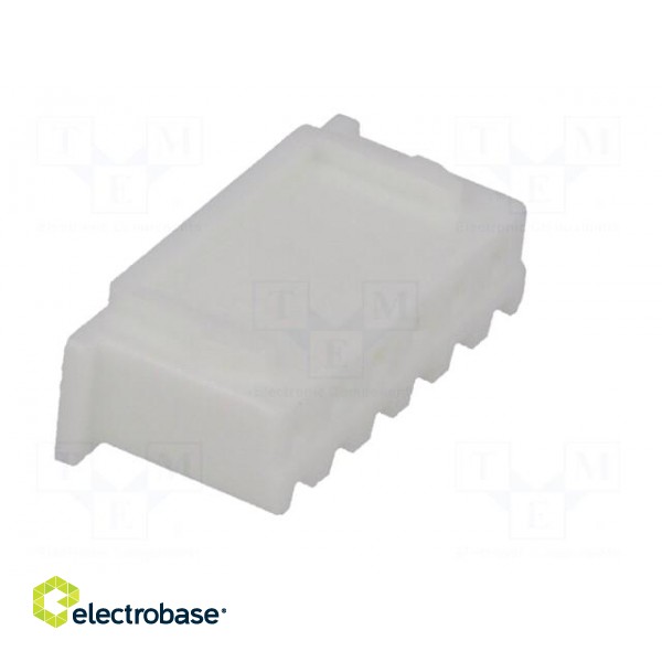 Wire-board | plug | female | XH | 2.5mm | PIN: 6 | w/o contacts | for cable image 8