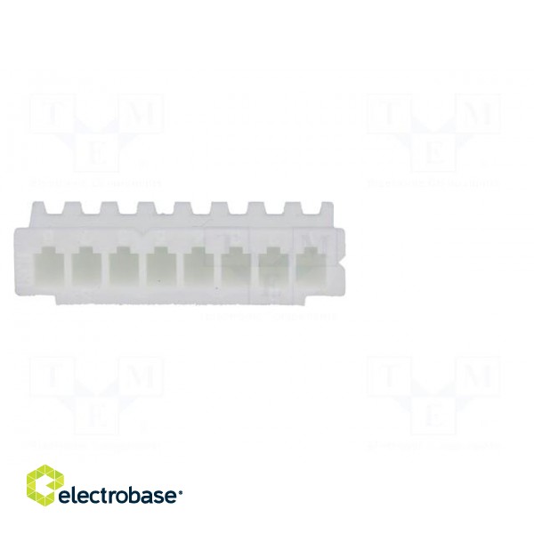 Wire-board | plug | female | XH | 2.5mm | PIN: 8 | w/o contacts | for cable image 5