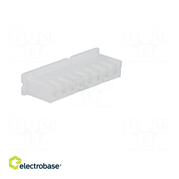 Wire-board | plug | female | XH | 2.5mm | PIN: 8 | w/o contacts | for cable image 8