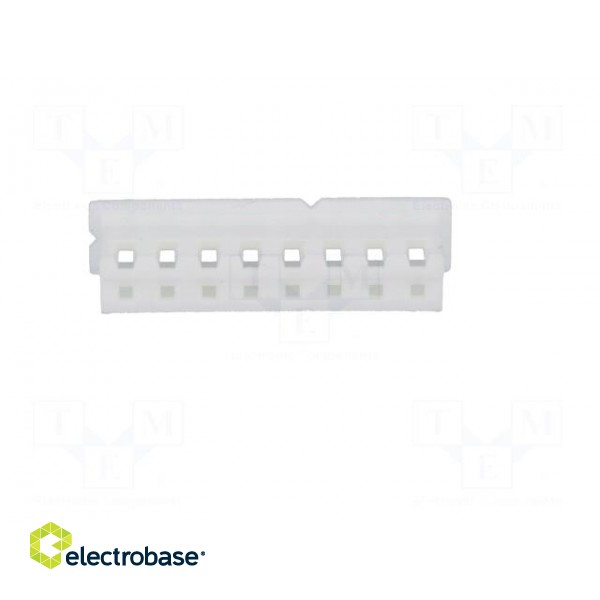 Wire-board | plug | female | XH | 2.5mm | PIN: 8 | w/o contacts | for cable image 9