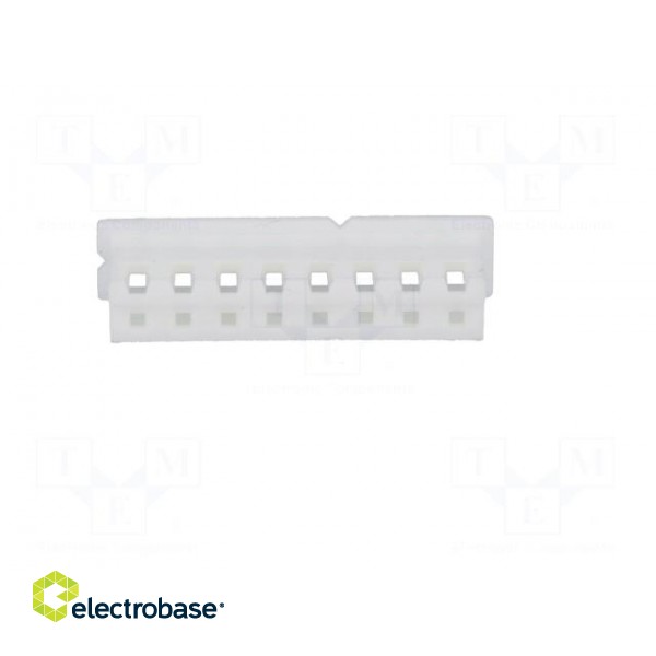 Wire-board | plug | female | XH | 2.5mm | PIN: 8 | w/o contacts | for cable фото 9