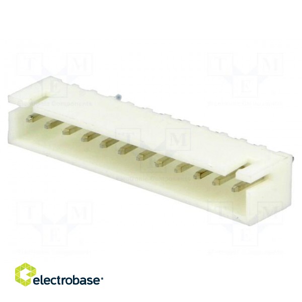 Wire-board | socket | male | A2501 | 2.5mm | PIN: 12 | THT | 250V | 3A | tinned image 1