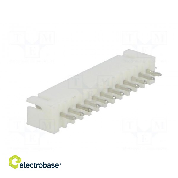 Wire-board | socket | male | A2501 | 2.5mm | PIN: 12 | THT | 250V | 3A | tinned image 4