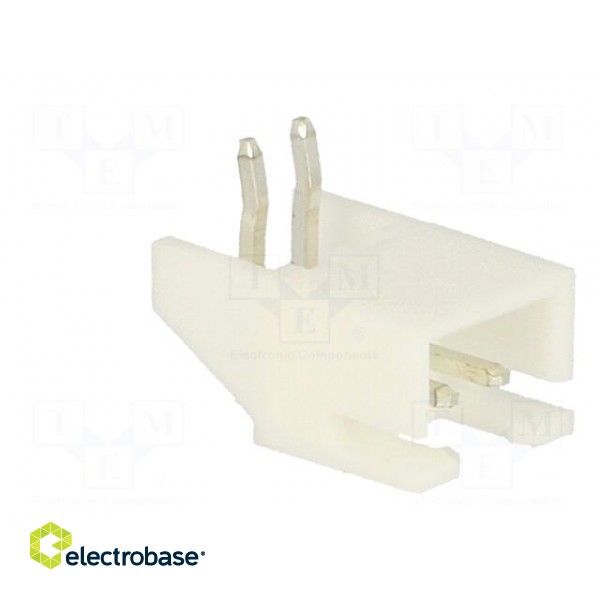 Wire-board | socket | male | A2501 | 2.5mm | PIN: 2 | THT | 250V | 3A | tinned image 8