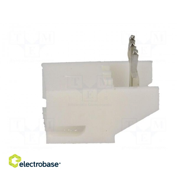 Socket | wire-board | male | A2501 | 2.5mm | PIN: 3 | THT | 250V | 3A | tinned image 3