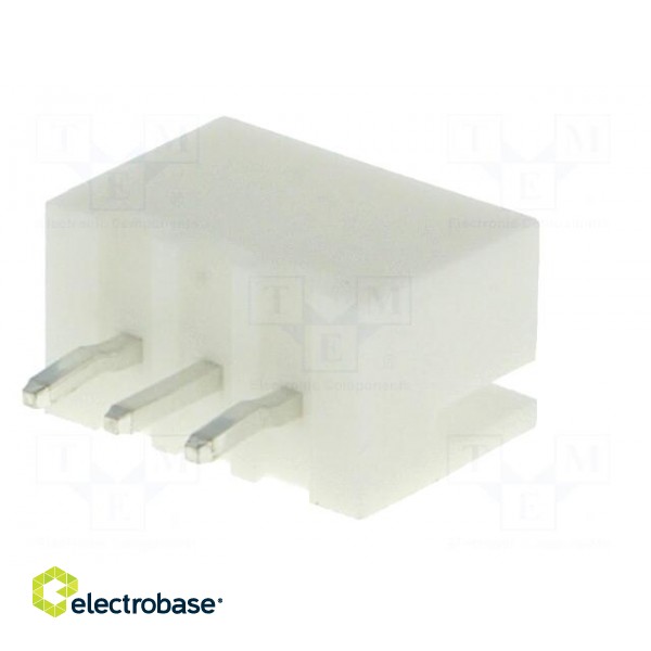 Socket | wire-board | male | A2501 | 2.5mm | PIN: 3 | THT | 250V | 3A | tinned image 6