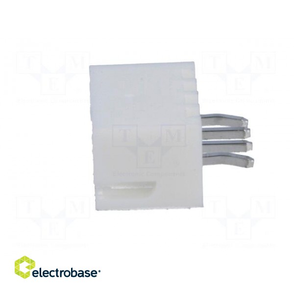 Socket | wire-board | male | A2501 | 2.5mm | PIN: 4 | THT | 250V | 3A | tinned image 3