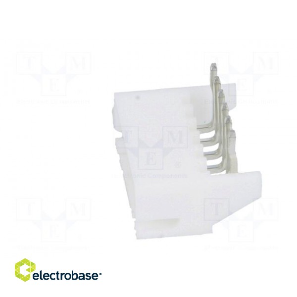 Socket | wire-board | male | A2501 | 2.5mm | PIN: 6 | THT | 250V | 3A | tinned image 3