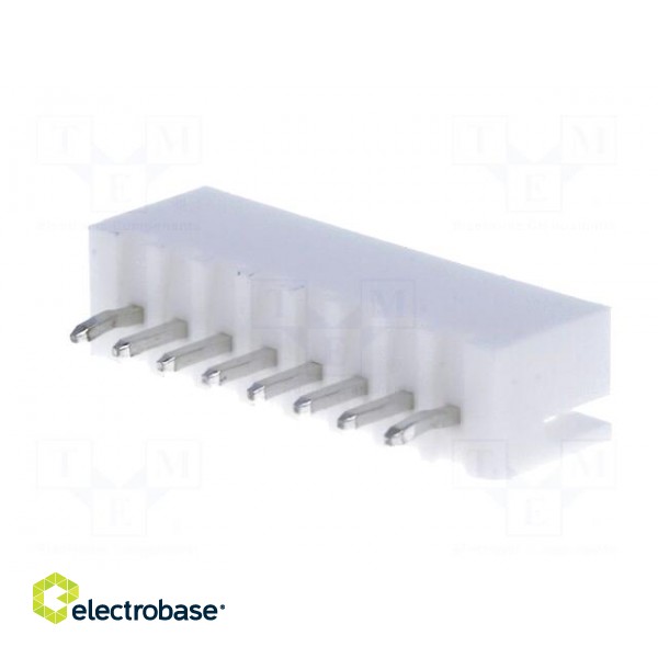 Socket | wire-board | male | A2501 | 2.5mm | PIN: 8 | THT | 250V | 3A | tinned image 6