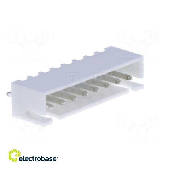 Wire-board | socket | male | A2501 | 2.5mm | PIN: 8 | THT | 250V | 3A | tinned image 8
