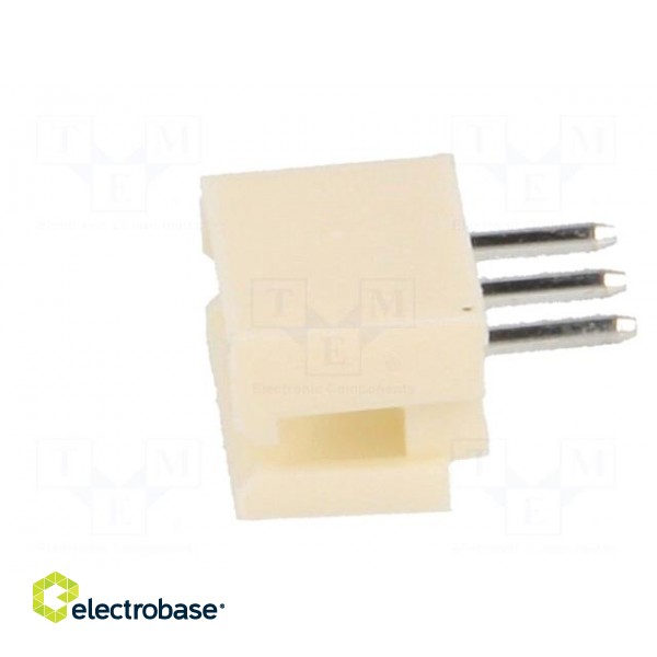 Wire-board | socket | male | A2506 | 2.5mm | PIN: 3 | THT | 250V | 3A | tinned image 3