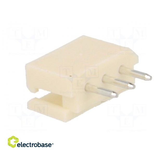 Wire-board | socket | male | A2506 | 2.5mm | PIN: 3 | THT | 250V | 3A | tinned image 4