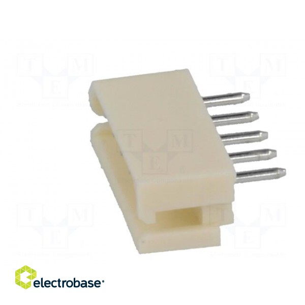 Wire-board | socket | male | A2506 | 2.5mm | PIN: 5 | THT | 250V | 3A | tinned image 3