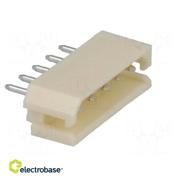 Wire-board | socket | male | A2506 | 2.5mm | PIN: 5 | THT | 250V | 3A | tinned image 8