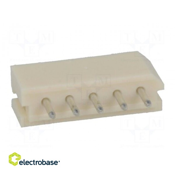 Wire-board | socket | male | A2506 | 2.5mm | PIN: 5 | THT | 250V | 3A | tinned image 5