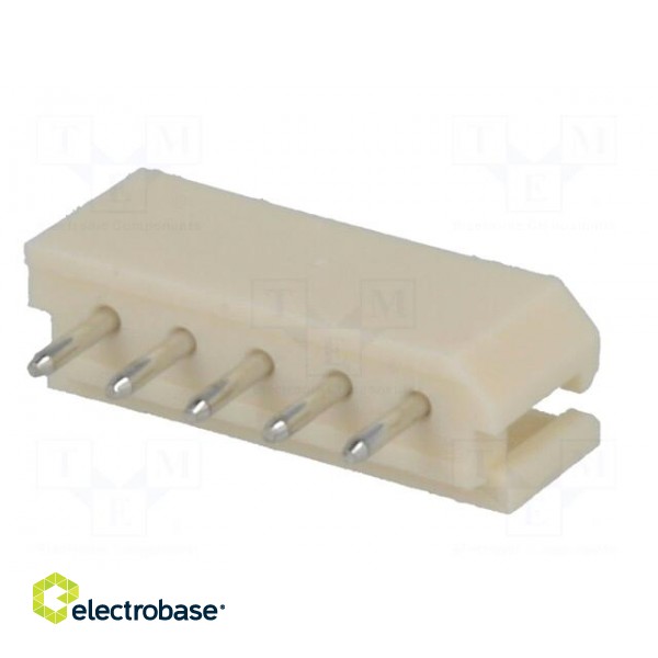 Wire-board | socket | male | A2506 | 2.5mm | PIN: 5 | THT | 250V | 3A | tinned image 6