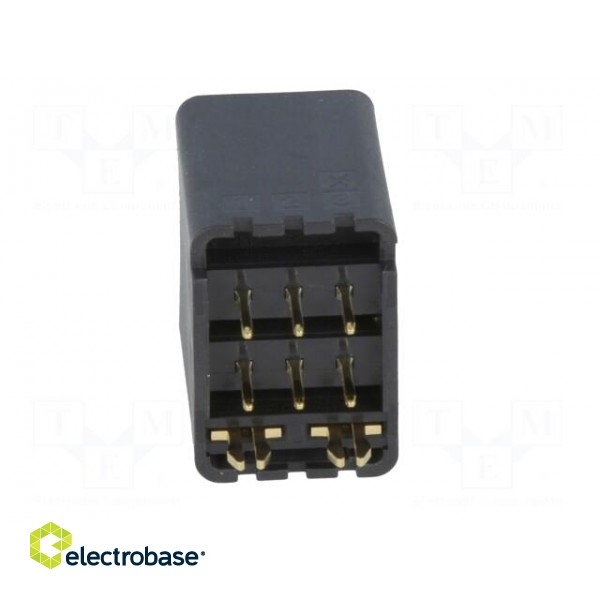 Socket | wire-board | male | J2000 | 2.5mm | PIN: 6 | THT | 250V | 4.6A image 5