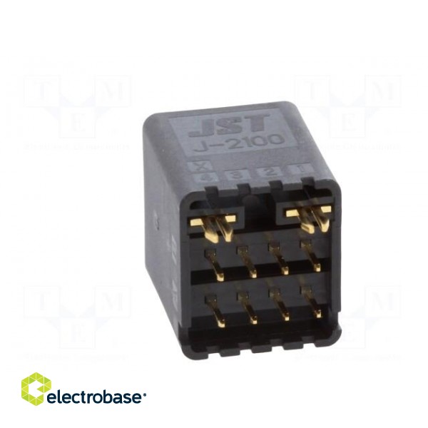 Wire-board | socket | male | J2000 | 2.5mm | PIN: 8 | THT | 250V | 4.6A image 5